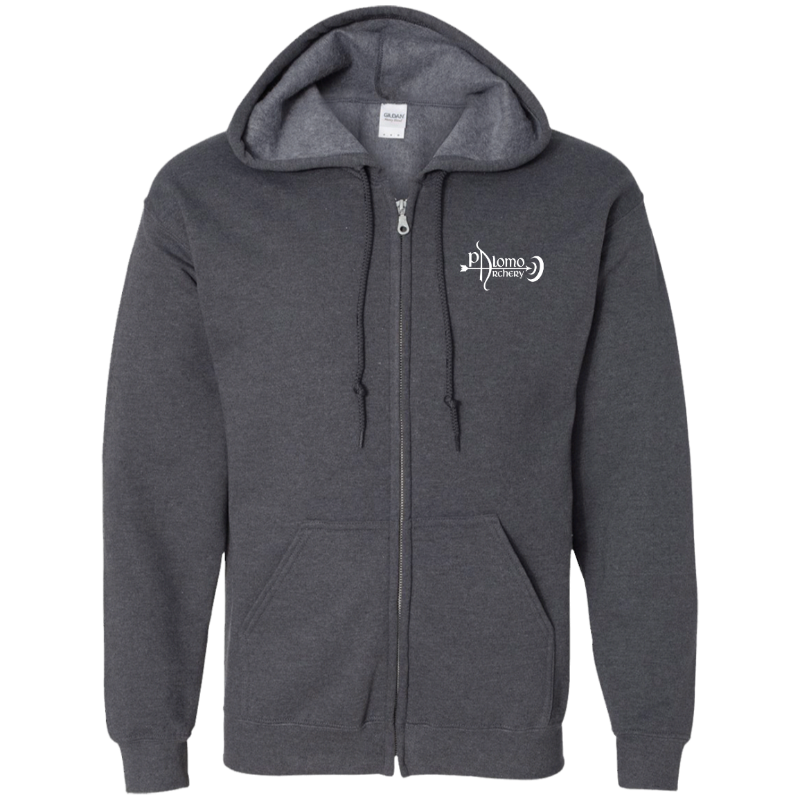 Unisex Zip Up Hooded Sweatshirt