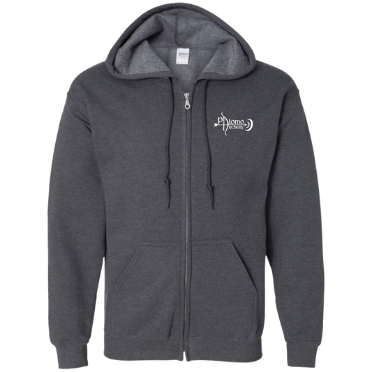 Unisex Zip Up Hooded Sweatshirt