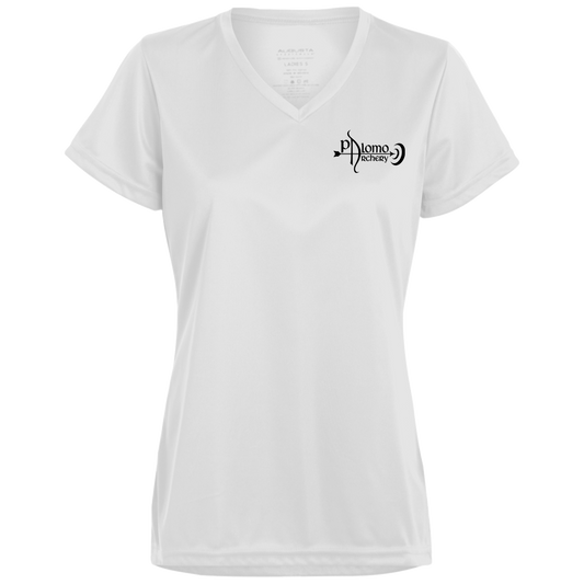 Women’s Moisture-Wicking V-Neck Tee - White