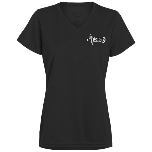 Women's Moisture-Wicking V-Neck Tee