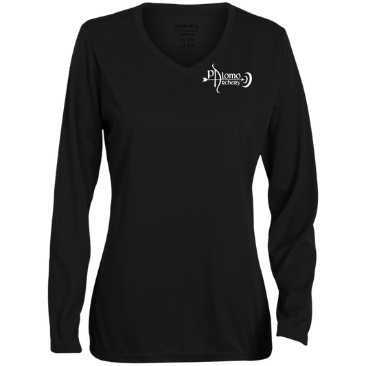 Women's Moisture-Wicking Long Sleeve V-Neck Tee